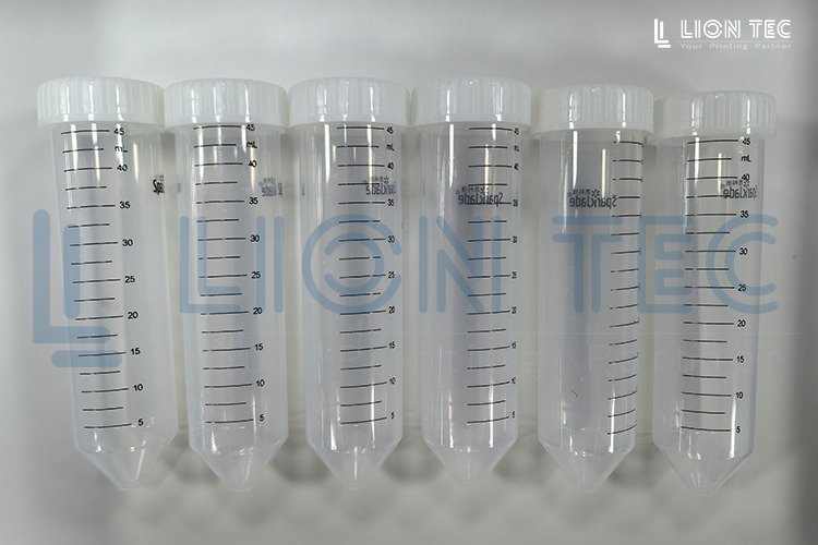 醫用離心管UV噴碼機解決方案：高清噴印刻度、數字、logo等